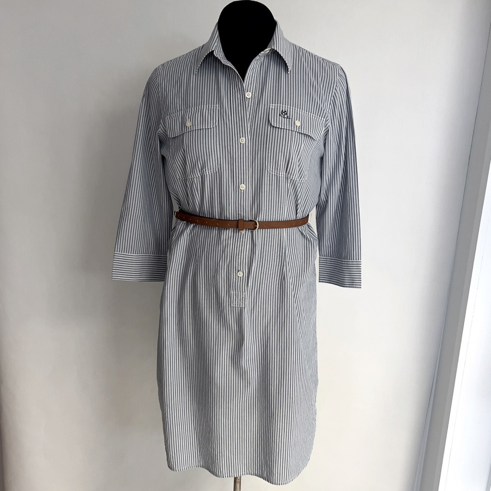 RALPHLAUREN Stripes Shirt Dress